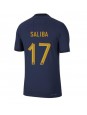 Billige Frankrike William Saliba #17 Hjemmedrakt VM 2022 Kortermet